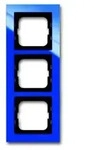 Abdeckrahmen Busch-axcent, 3-fach (blau)