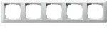 Gira Abdeckrahmen Standard 55, 5-fach ( reinwei&szlig;, gl&auml;nzend)
