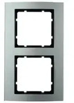 Abdeckrahmen B.3, 2-fach (Aluminium/anthrazit)