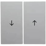 Berker Wippen mit Aufdruck Symbol Pfeil(polarwei&szlig;, matt)