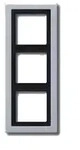 Rahmen LS-design - 3-fach (Aluminium)