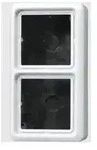 Aufputz-Kappe CD 500, 2-fach (alpinwei&szlig;)