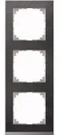 M-Pure Decor-Rahmen 3fach (Schiefer/aluminium)