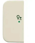 Wippe 2-fach links, mit Symbol "Dimmer" f&uuml;r Busch-free@home&reg; Busch-Duro 2000&reg; SI