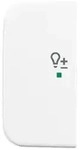 Wippe 2-fach links, mit Symbol "Dimmer" f&uuml;r Busch-free@home&reg; Reflex SI (alpinwei&szlig;)