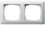 Gira Abdeckrahmen Standard 55, 2-fach (reinwei&szlig;, gl&auml;nzend)