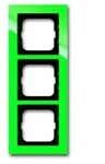 Abdeckrahmen Busch-axcent, 3-fach (gr&uuml;n)