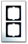Abdeckrahmen carat, 2-fach (Chrom)