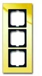 Abdeckrahmen carat, 3-fach (Gold)