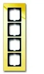 Abdeckrahmen carat, 4-fach (Gold)