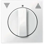 Merten Zentralplattef&uuml;r Rollladen-Tast-Rastschalter, System M (polarwei&szlig; gl.)