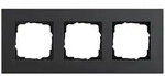 GIRA Abdeckrahmen 3-fach - Esprit (Linoleum-Multiplex Anthrazit)