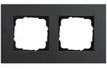 GIRA Abdeckrahmen 2-fach - Esprit (Linoleum-Multiplex Anthrazit)
