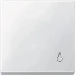 Merten Wippe mit Kennzeichnung Licht, System M (polarwei&szlig; matt)