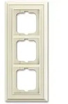 Busch-Jaeger Abdeckrahmen Busch-dynasty&reg;, 3-fach (elfenbeinwei&szlig;)