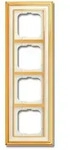Busch-Jaeger Abdeckrahmen Busch-dynasty&reg;, 4-fach (Messing poliert,...