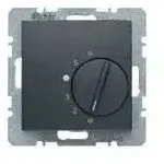 Raumtemperaturregler 230V mit Wechsler (anthrazit)