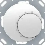 Raumtemperaturregler 230V mit Wechsler (polarwei&szlig;, gl&auml;nzend)