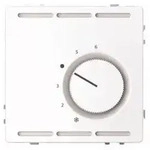Merten Raumtemperaturregler 230 V mit Wechselkontakt und Zentralplatte, System
