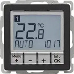 Berker Temperaturregler zeitgesteuert mit Schlie&szlig;er (anthrazit, samt)