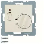 Berker S.1 Raumtemperaturregler 230V mit &Ouml;ffner (wei&szlig;, gl&auml;nzend)