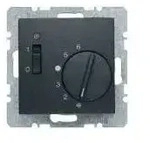 Raumtemperaturregler 230V mit &Ouml;ffner (anthrazit)