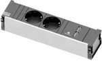 Bachmann CONI Steckdoseneinheit 3-fach (1x USB Doppelcharger + 2x Steckdose Strom)
