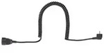 Bachmann Schuko-Spiralverl&auml;ngerung, YMHY-J 3G1,5 mm2, schwarz - 0,5 Meter / 2...