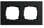 GIRA Abdeckrahmen 2-fach - Esprit (Aluminium schwarz)