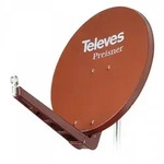 Televes QSD-Line - 75cm Alu-Spiegel, ziegelrot