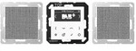 JungSmart Radio DAB+, Set Stereo (alpinwei&szlig;)