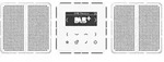 JungSmart Radio DAB+, Set Stereo (alpinwei&szlig;)