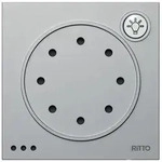 Portier T&uuml;rsprechmodul mit Lichttaste (silber)