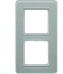 Berker Abdeckrahmen Q.7, 2-fach (Glas, polarwei&szlig;)