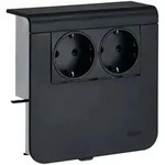 tehalit Ger&auml;tetr&auml;ger Steckdose 2-fach vorverdrahtet Steckklemmen zu SL 20x80mm,