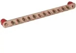 Dehn Potentialausgleichsschiene Industrie 12 Anschl&uuml;sse mit Isolatoren Cu