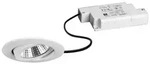 Brumberg LED-Einbaustrahlerset, Phasenabschnitt dimmbar, 6W, 3000K, wei&szlig; gl&auml;nzend