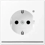 Jung SCHUKO-Steckdose mit LED-Orientierungslicht und Helligkeitssensor...