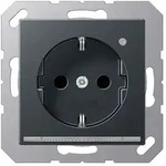 Jung SCHUKO-Steckdose mit LED-Orientierungslicht und Helligkeitssensor...