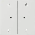 Gira System 3000 Jalousie- und Schaltuhr Bluetooth Fl&auml;chenschalter (reinwei&szlig;,