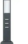 Energies&auml;ule mit Lichtelement, H&ouml;he 769 mm (anthrazit)