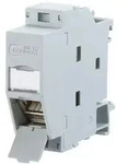 METZ CONNECT REGplus Cat.6A modul 180&deg;M, IP20, f&uuml;r Hutschienenmontage