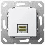 Gira Einsatz Modular Jack RJ45 Cat. 6A 10 GB Ethernet Schneideklemmtechnik