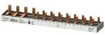 Siemens Phasenschiene 3-phasig+N (FI N-rechts), 12 Platzeinheiten, 63A