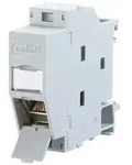 METZ CONNECT E-DAT modul REGplus, Cat.6A, IP20, f&uuml;r Hutschienenmontage