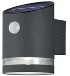 Reality Salta - Solar-LED-Wandleuchte mit Bewegungsmelder, 3W, 165lm, 3000K,