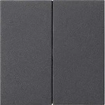 Gira System 3000 Bedienaufsatz 2fach (anthrazit)