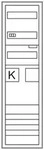 Hager Komplettschrank ZB31ET21W1, 1 Z&auml;hlerfeld eHz