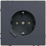 Merten Wiser SCHUKO-Steckdose 16A, System Design (Anthrazit)
