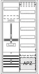 Striebel & John DA27CB - Komplettschrank, 1 Z&auml;hlerplatz, 1 Verteilerfeld, APZ